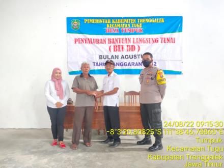 PEMBAGIAN BLT DD BULAN AGUSTUS TAHUN 2022